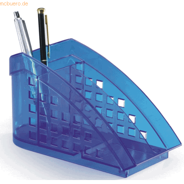 7318081627546 - Schreibtisch-Organizer 1701627540 82 x 106 x 180 mm  blau tran