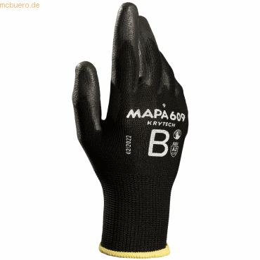 3384126090006 - Arbeitshandschuhe KryTech 609 Polyurethan schwarz Größe 10 XL 3384126090006 Mapa 3384126090006 - Arbeitshandschuhe KryTech 609 Polyurethan schwarz Größe 10 XL 3384126090006 Mapa