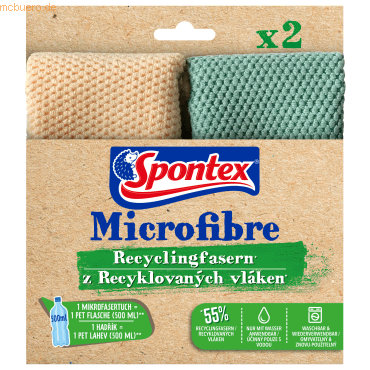 3384127001582 - Microfasertuch 19700158 sort 2St 3384127001582 SPONTEX 2 Stück 3384127001582 - Microfasertuch 19700158 sort 2St 3384127001582 SPONTEX 2 Stück
