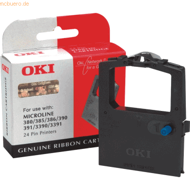 OKI Farbband Oki Ml 380/385/390/391/3390 Nylon schwarz