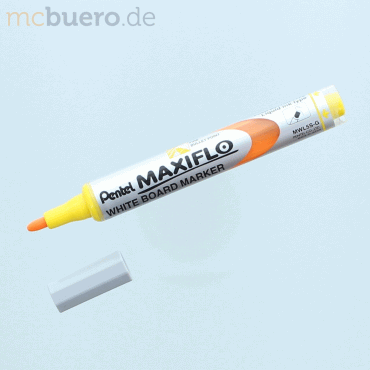 3474377910779 - 12 x Whiteboardmarker Maxiflo 2mm Rundspitze gelb