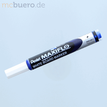 3474377910830 - 12 x Whiteboardmarker Maxiflo 2-5mm Keilspitze blau