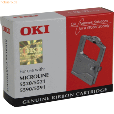 OKI Farbband Oki ML 5520/5521/559 Nylon schwarz