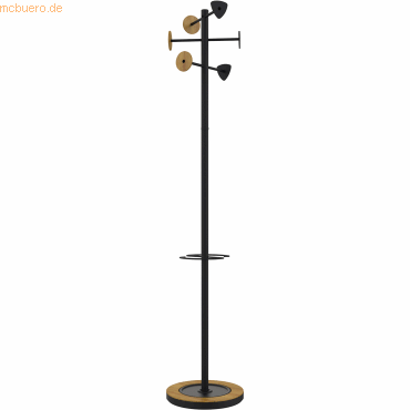 3595560030460 - Garderobe Bora Bamboo - Schwarz Bambus Büromöbel und Bürozubehör bei Büromöbel Experte im Online Shop 3595560030460 - Garderobe Bora Bamboo - Schwarz Bambus Büromöbel und Bürozubehör bei Büromöbel Experte im Online Shop