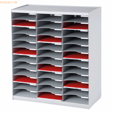 3660141203530 - Paperflow Modulodoc Sortiersystem DIN A4 PS (Polystyrol) Grau 674 x 308 x 791 cm 3660141203530 - Paperflow Modulodoc Sortiersystem DIN A4 PS (Polystyrol) Grau 674 x 308 x 791 cm