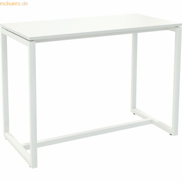 3660141221336 - Stehtisch TD1501313 110cm (H) 150x75cm (BxT) rechteckig weiß weiß 3660141221336 easyDesk 3660141221336 - Stehtisch TD1501313 110cm (H) 150x75cm (BxT) rechteckig weiß weiß 3660141221336 easyDesk