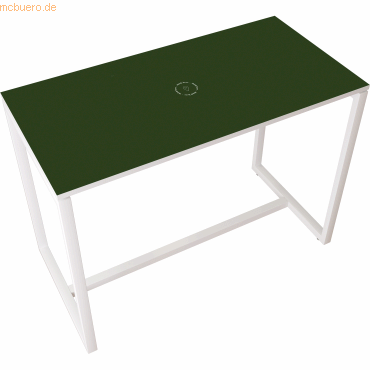 3660141222968 - Stehtisch TD1141308P 110cm (H) 114x75cm (BxT) rechteckig grün weiß 3660141222968 easyDesk 3660141222968 - Stehtisch TD1141308P 110cm (H) 114x75cm (BxT) rechteckig grün weiß 3660141222968 easyDesk