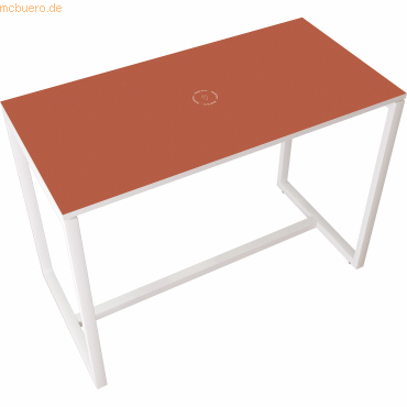 3660141222999 - Stehtisch TD1141318P 110cm (H) 114x75cm (BxT) rechteckig rot weiß 3660141222999 easyDesk 3660141222999 - Stehtisch TD1141318P 110cm (H) 114x75cm (BxT) rechteckig rot weiß 3660141222999 easyDesk