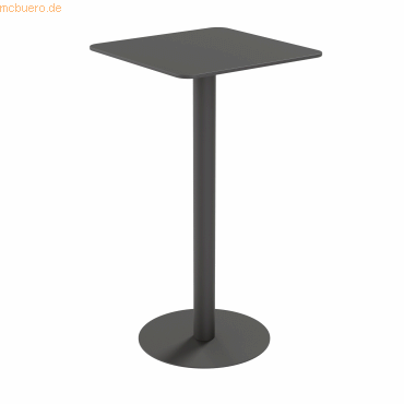 3660141226843 - Stehtisch CROSS TRCROS6060H01 110cm (H) 60x60cm (BxT) quadratisch schwarz schwarz 3660141226843 PAPERFLOW 3660141226843 - Stehtisch CROSS TRCROS6060H01 110cm (H) 60x60cm (BxT) quadratisch schwarz schwarz 3660141226843 PAPERFLOW
