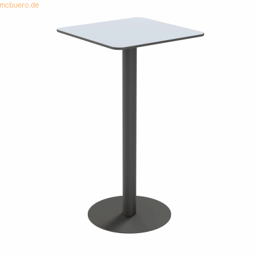 3660141226850 - Stehtisch CROSS TRCROS6060H02 110cm (H) 60x60cm (BxT) quadratisch grau schwarz 3660141226850 PAPERFLOW 3660141226850 - Stehtisch CROSS TRCROS6060H02 110cm (H) 60x60cm (BxT) quadratisch grau schwarz 3660141226850 PAPERFLOW