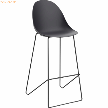 3660141233278 - Barhocker Void Stahlrohr-Fußgestell B 505 x T 590 x H 760 mm schwarz schwarz 2 Stück 3660141233278 - Barhocker Void Stahlrohr-Fußgestell B 505 x T 590 x H 760 mm schwarz schwarz 2 Stück