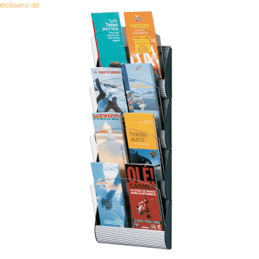3660141239157 - Prospekthalter Integral 232 x 69 x 9 cm (B x H x T) 1 3 DIN A4 DIN A5 Polystyrol alu 4 Fächer 3660141239157 - Prospekthalter Integral 232 x 69 x 9 cm (B x H x T) 1 3 DIN A4 DIN A5 Polystyrol alu 4 Fächer