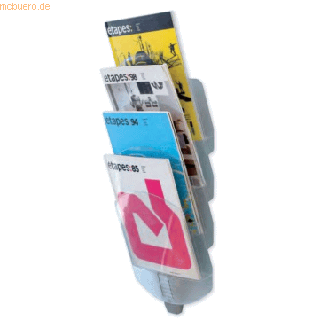 3660141880311 - Prospekthalter Verto 4067TT35 4Fächer A4 tr 3660141880311 Paperflow 3660141880311 - Prospekthalter Verto 4067TT35 4Fächer A4 tr 3660141880311 Paperflow