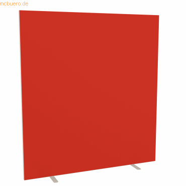 3660141944068 - EasyScreen Trennwand easyScreen HxT 1740 x 390 mm rot Breite 1600 mm