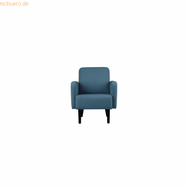 3660141954159 - Sessel easyChair® by Paperflow LISBOA Stoffbezug elfenbeinfarben Fußgestell schwarz B 710 x T 815 x H 830 mm 3660141954159 - Sessel easyChair® by Paperflow LISBOA Stoffbezug elfenbeinfarben Fußgestell schwarz B 710 x T 815 x H 830 mm