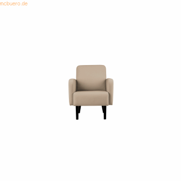 3660141954173 - Sessel LISBOA elfenbein schwarz Stoff 3660141954173 PAPERFLOW