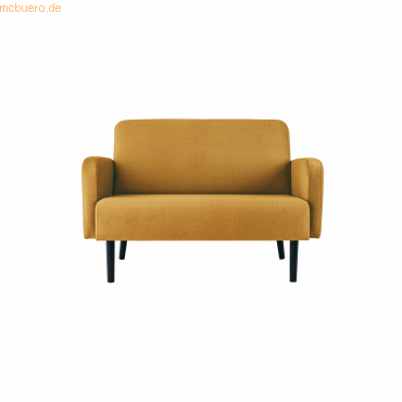 3660141954272 - 2-Sitzer Sofa LISBOA safran schwarz Stoff 3660141954272 PAPERFLOW 3660141954272 - 2-Sitzer Sofa LISBOA safran schwarz Stoff 3660141954272 PAPERFLOW
