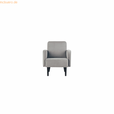 3660141954371 - Sessel LISBOA grau schwarz Stoff 3660141954371 PAPERFLOW