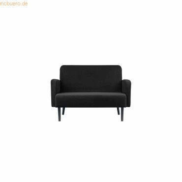 3660141954449 - Zweisitzer Sofa easyChair® by Paperflow LISBOA Samtbezug rostfarben Fußgestell schwarz B 1240 x T 815 x H 830 mm 3660141954449 - Zweisitzer Sofa easyChair® by Paperflow LISBOA Samtbezug rostfarben Fußgestell schwarz B 1240 x T 815 x H 830 mm