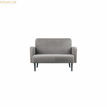 3660141954456 - 2-Sitzer Sofa LISBOA grau schwarz Stoff 3660141954456 PAPERFLOW 3660141954456 - 2-Sitzer Sofa LISBOA grau schwarz Stoff 3660141954456 PAPERFLOW