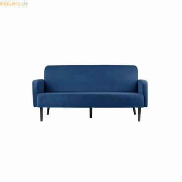 3660141954548 - 3-Sitzer Sofa LISBOA blau schwarz Stoff 3660141954548 PAPERFLOW