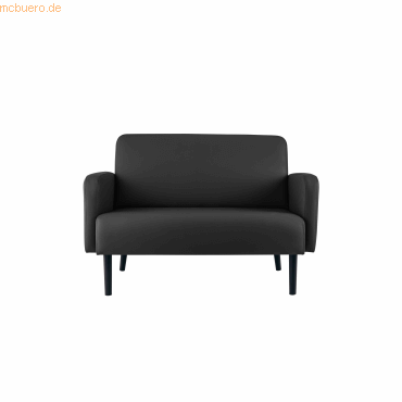 3660141954760 - Dreisitzer Sofa easyChair® by Paperflow LISBOA desinfektionsmittelbeständiger Kunstlederbezug schwarz Fußgestell schwarz B 1590 x T 550 x H 430 mm 3660141954760 - Dreisitzer Sofa easyChair® by Paperflow LISBOA desinfektionsmittelbeständiger Kunstlederbezug schwarz Fußgestell schwarz B 1590 x T 550 x H 430 mm