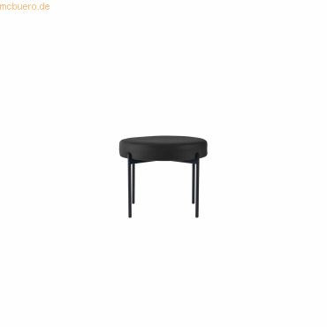 3660141955446 - Sitzbank easyChair® by Paperflow GAIA rund desinfektionsmittelbeständiger Kunstlederbezug schwarz 4-Fußgestell mattschwarz B 575 x T 575 x H 455 mm 3660141955446 - Sitzbank easyChair® by Paperflow GAIA rund desinfektionsmittelbeständiger Kunstlederbezug schwarz 4-Fußgestell mattschwarz B 575 x T 575 x H 455 mm