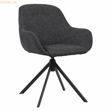 3660141955873 - Drehsessel Paperflow SIRA Polyurethaneschaum bis 120 kg Stahl & Polyester schwarz & anthrazit