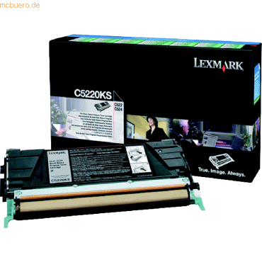 Lexmark Toner Lexmark C5220KS schwarz