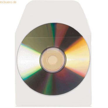 3L CD-Taschen mit Verschluss 127x127mm selbstklebend 10 Stück
