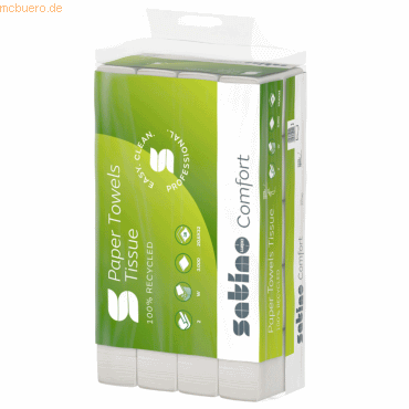 4000735550111 - Papierhandtücher comfort Interfold-Falzung 2-lagig 3000 Tücher 4000735550111 3000 Blatt 4000735550111 - Papierhandtücher comfort Interfold-Falzung 2-lagig 3000 Tücher 4000735550111 3000 Blatt