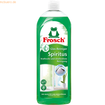 4001499959592 - Frosch Glasreiniger mit Spiritus in rPET Flasche 750 ml Kraftvoller Fensterreiniger mit Spiritus für streifenfreie Sauberkeit 075 Liter - Flasche 4001499959592 - Frosch Glasreiniger mit Spiritus in rPET Flasche 750 ml Kraftvoller Fensterreiniger mit Spiritus für streifenfreie Sauberkeit 075 Liter - Flasche