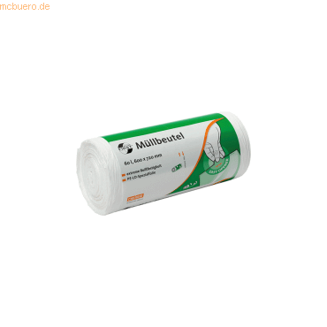 4001553710121 - DEISS FIRST PLUS Abfallbeutel 60 Liter weiss Müllbeutel mit Easy Opener ca 485 g Rolle Maße (B x L) 600 x 720 mm 1 Rolle = 50 Beutel 4001553710121 - DEISS FIRST PLUS Abfallbeutel 60 Liter weiss Müllbeutel mit Easy Opener ca 485 g Rolle Maße (B x L) 600 x 720 mm 1 Rolle = 50 Beutel