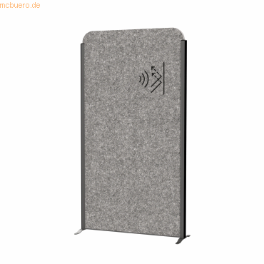 4002390089777 - MAUL Stellwandsystem MAULcocoon Akustik B 1000 x H 1800 mm dunkelgraue Oberfläche anthrazit 4002390089777 - MAUL Stellwandsystem MAULcocoon Akustik B 1000 x H 1800 mm dunkelgraue Oberfläche anthrazit