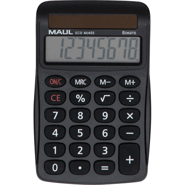4002390092555 -  72631 90 Tischrechner Solar ECO MJ 455 schwarz 4002390092555 MAUL