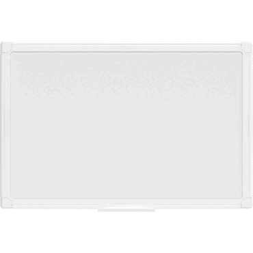 4002390093903 - MAUL Whiteboard MAULprimo im Hoch- Querformat nutzbar magnethaftend Ablageschale H 300 x B 450 mm Stahlblech kunststoffbeschichtet weiß