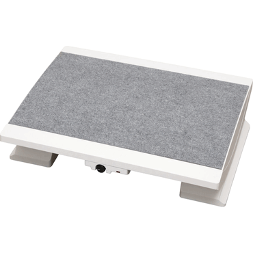 4002390105323 - Fußstütze 45x39cm beheizt weiß 5 Neigungswinkel Teppichbelag