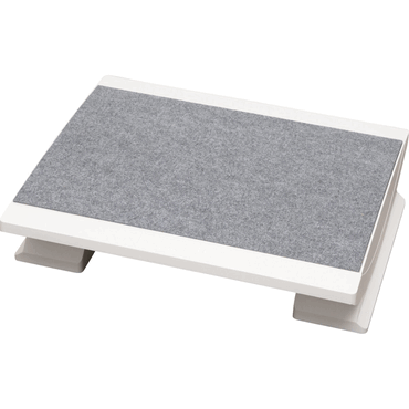 4002390105330 - Fußstütze 45x39cm verstellbar weiß 5 Neigungswinkel Teppichbelag 4002390105330 - Fußstütze 45x39cm verstellbar weiß 5 Neigungswinkel Teppichbelag