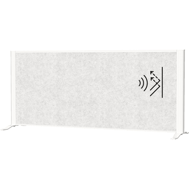 4002390105729 - Sideboard-Trennwand MAULconnecto 120x50cm Akustik hell 4002390105729 Maul 4002390105729 - Sideboard-Trennwand MAULconnecto 120x50cm Akustik hell 4002390105729 Maul