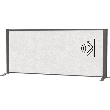 4002390105736 - MAUL Akustik-Tischtrennwand MAULconnecto 9852289 hellgrau 1200 x 500 cm 4002390105736 - MAUL Akustik-Tischtrennwand MAULconnecto 9852289 hellgrau 1200 x 500 cm