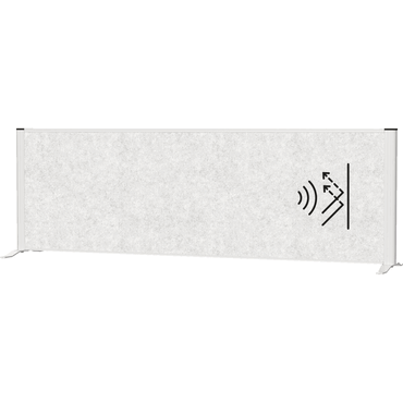 4002390105774 - Sideboard-Trennwand MAULconnecto 160x50cm Akustik hell 4002390105774 Maul
