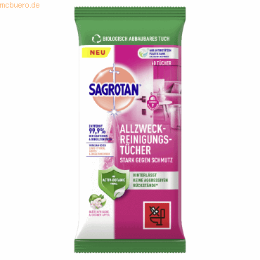 4002448107637 - SAGROTAN® BLÜ TENFRISCHE & GRÜ NER APFEL feuchte Allzwecktü cher 60 Tü cher 4002448107637 - SAGROTAN® BLÜ TENFRISCHE & GRÜ NER APFEL feuchte Allzwecktü cher 60 Tü cher