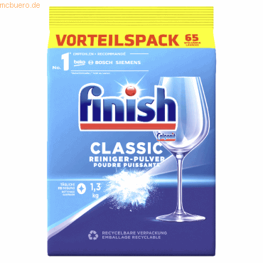 4002448144717 - Classic Geschirrspülpulver 4002448144717 Calgonit finish 1300 Gramm 4002448144717 - Classic Geschirrspülpulver 4002448144717 Calgonit finish 1300 Gramm