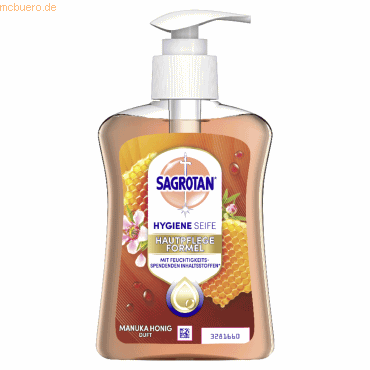 4002448145257 - Sagrotan Hygieneseife Manuka Honig 3279910 250ml 4002448145257 250 Milliliter 4002448145257 - Sagrotan Hygieneseife Manuka Honig 3279910 250ml 4002448145257 250 Milliliter