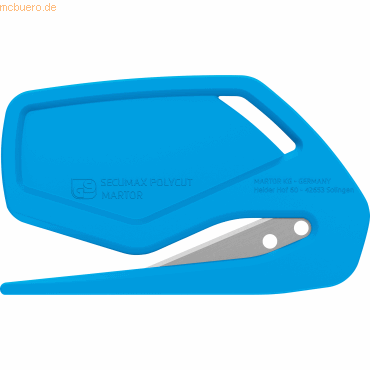 Martor Brieföffner Secumax Polycut 8500012.12 blau 10 Stück