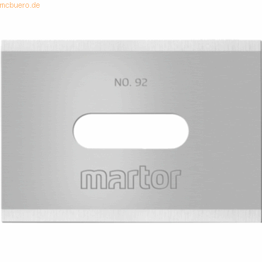 Martor Ersatzklinge Nr. 92 92.66 Breitschliff 10 Stück