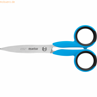 4002632921315 - Sicherheitsschere Secumax 363 ergonomisch Soft-Grip Spezialschliff L 140 x H 63 mm rostfreier Stahl GFK blau-schwarz