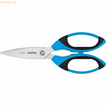 4002632921339 - Sicherheitsschere Secumax 565 ergonomisch Drahtkerbe und Krallen Spezialschliff L 218 x H 83 mm rostfreier Stahl GFK blau-schwarz 4002632921339 - Sicherheitsschere Secumax 565 ergonomisch Drahtkerbe und Krallen Spezialschliff L 218 x H 83 mm rostfreier Stahl GFK blau-schwarz