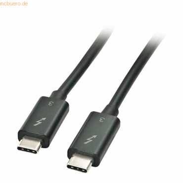 4002888415576 - Thunderbolt™-Kabel Thunderbolt™ 3 usb-c® Stecker usb-c® Stecker 200 m Schwarz 41557 - Lindy 4002888415576 - Thunderbolt™-Kabel Thunderbolt™ 3 usb-c® Stecker usb-c® Stecker 200 m Schwarz 41557 - Lindy