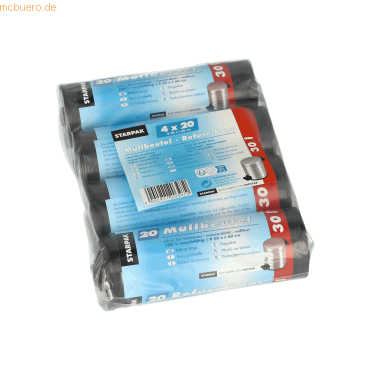 4002911203972 - Müllbeutel 12397 60x50cm 30l LDPE grau 4002911203972 20 Stück 4002911203972 - Müllbeutel 12397 60x50cm 30l LDPE grau 4002911203972 20 Stück